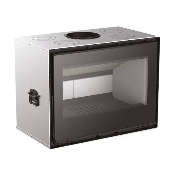 Insert à bois MCZ QBOX 80 WOOD 5S Puissance 9.9kW Sortie Fumée Supérieure Ø15 cm