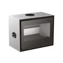 Insert à bois MCZ QBOX 70 WOOD 5S Puissance 9.1kW Sortie Fumée Supérieure Ø15 cm