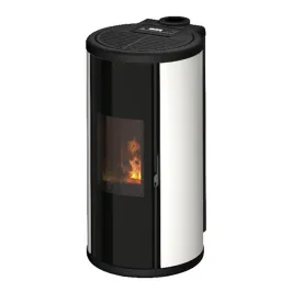 Poêle à granulés étanche CADEL Sound 7 Up-Twin Air ventilé Puissance 7kW WiFi Sortie Fumée Supérieure Ø8/13cm