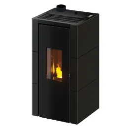 Poêle à granulés étanche CADEL Cristal 7 Up Puissance 7kW WiFi Sortie Fumée Supérieure