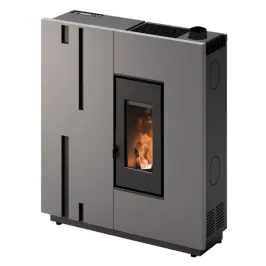 Poêle à granulés étanche CADEL Baggy 7 Up Air ventilé Puissance 6.9kW Sortie Fumée Supérieure