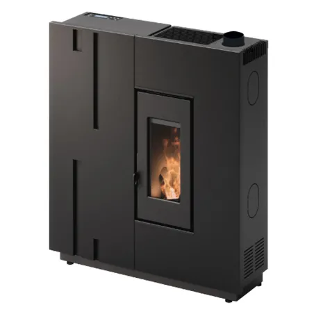 Poêle à granulés étanche CADEL Baggy 7 Up-Twin Air ventilé Puissance 6.9kW Sortie Fumée Supérieure Ø8/13cm