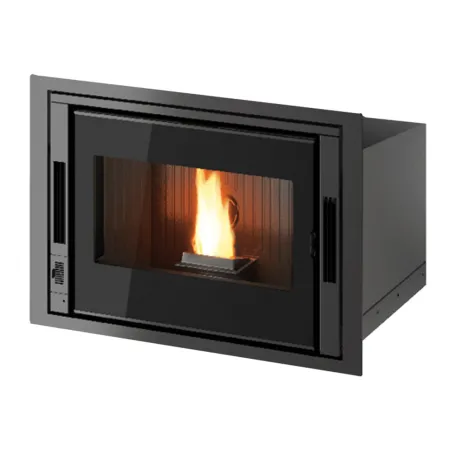 Insert à granulés étanche CADEL Zefiro 9 Air ventilé Puissance 9.3kW WiFi Sortie Fumée Supérieure