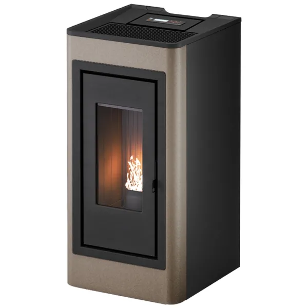 Poêle à granulés étanche CADEL Kobe 11 Puissance 10.5kW WiFi Sortie Fumée Postérieure