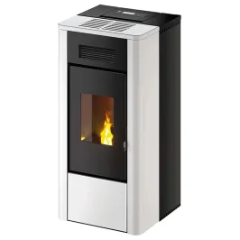 Poêle à granulés hydro-ventilé CADEL River Idrotech 18 Puissance 17.7kW WiFi Sortie Fumée Postérieure