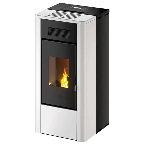 Poêle à granulés hydro-ventilé CADEL River Idrotech 18 Puissance 17.7kW WiFi Sortie Fumée Postérieure