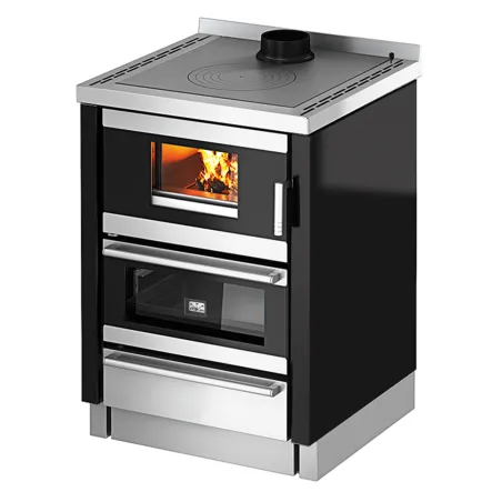 Cuisinière à bois CADEL Kook 60 4.0 Puissance 6.2kW Sortie Fumée Postérieure ou Supérieure