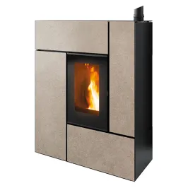 Poêle à granulés canalisable MCZ Feel Comfort Air Matic 12 Core UP Puissance 12kW Sortie Fumée Supérieure