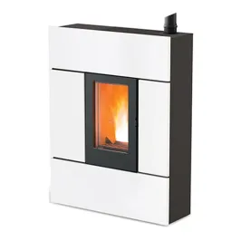 Poêle à granulés canalisable MCZ Ray Comfort Air 8 UP Puissance 7.8kW Sortie Fumée Supérieure