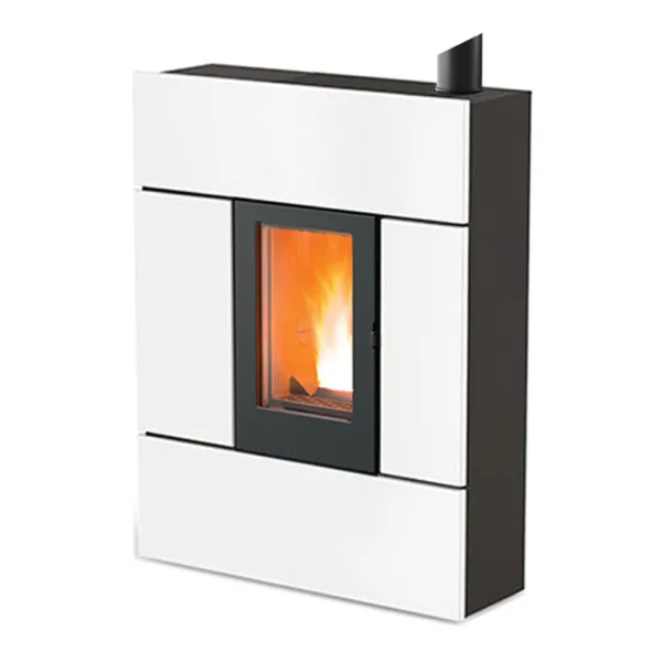Poêle à granulés canalisable MCZ Ray Comfort Air 8 XUP Puissance 7.8kW Sortie Fumée Supérieure Coaxiale