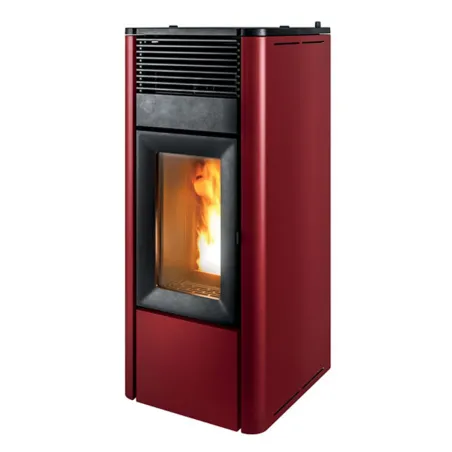 Poêle à granulés canalisable MCZ Teia Comfort Air 10 R Puissance 10kW Sortie Fumée Postérieure