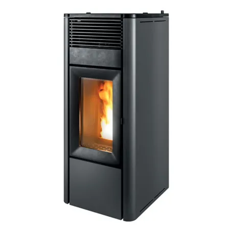 Poêle à granulés canalisable MCZ Teia Comfort Air 10 R Puissance 10kW Sortie Fumée Postérieure
