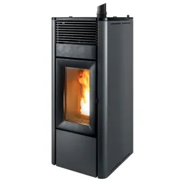 Poêle à granulés canalisable MCZ Teia Comfort Air SmartClean10 UP Puissance 10kW Sortie Fumée Supérieure
