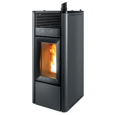 Poêle à granulés canalisable MCZ Teia Comfort Air SmartClean10 UP Puissance 10kW Sortie Fumée Supérieure