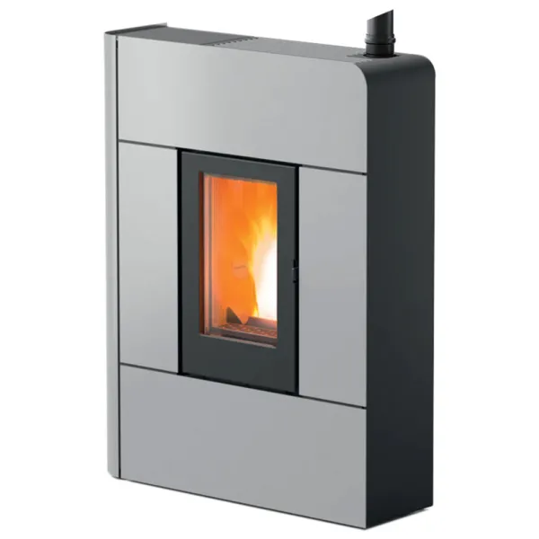 Poêle à granulés canalisable MCZ Raam Comfort Air 8 UP Puissance 7.80kW Sortie Fumée Supérieure