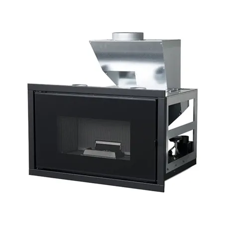 Cheminée à granulés canalisable MCZ Vivo 90 Comfort Air 9 Puissance 8.9kW Sortie Fumée Supérieure