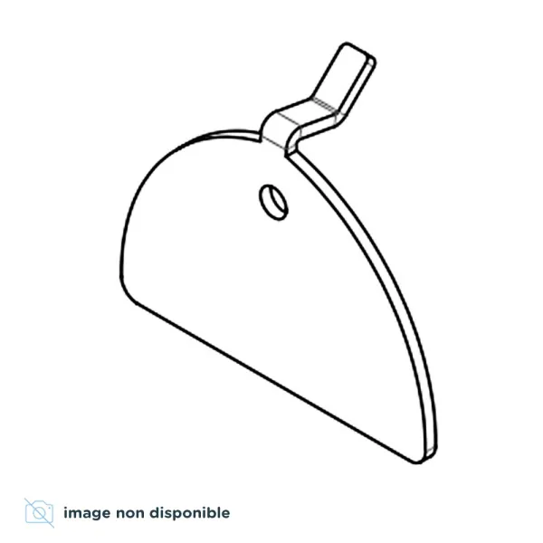 Déflecteur pellet pour poêles à granulés MCZ Réf : 41411613530V