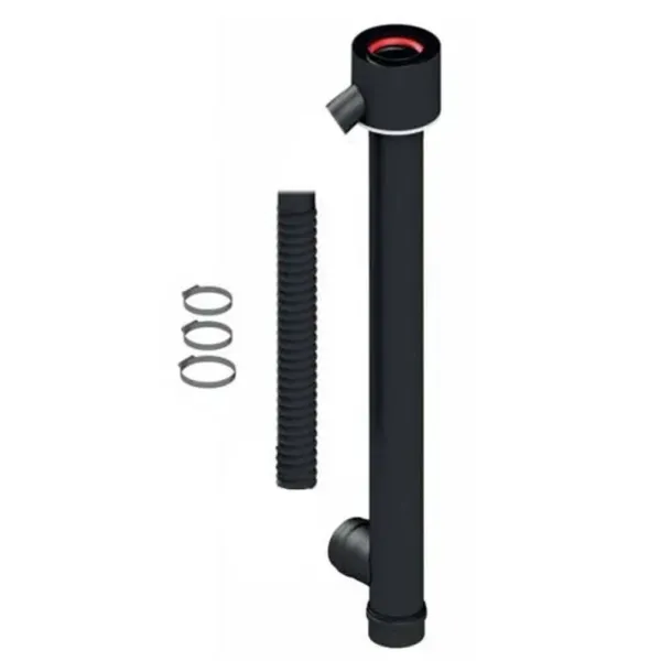 Kit d'évacuation des fumées supérieure concentrique pour poêle à granulés Cadel Ref. 5022002