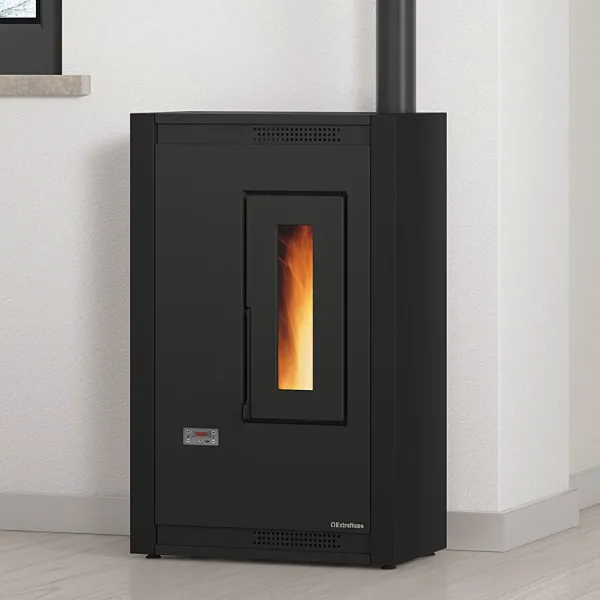 Poêle à granulés ventilé Extraflame Luisella 5.0 Puissance 5.1kW Sortie Fumée Postérieure ou Supérieure