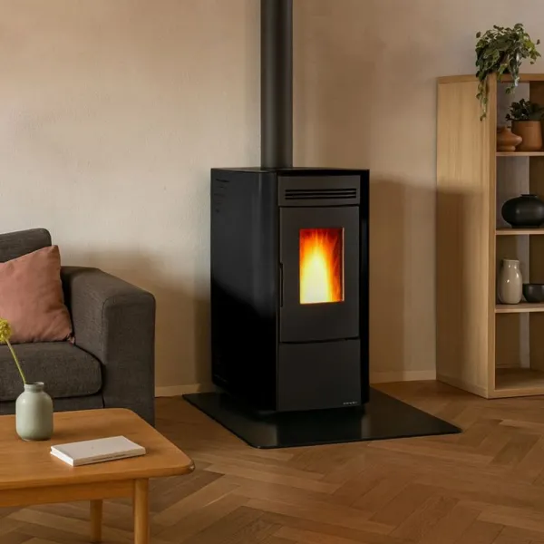 Poêle à granulés ventilé Extraflame Ketty 5.0 Puissance 6.5kW Sortie Fumée Postérieure
