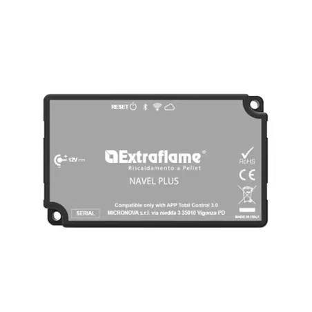 Module WiFi Étiquette Grise pour poêle à pellets Extraflame Réf 9278512