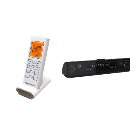 Poêle à granulés ventilé Extraflame Klaudia 5.0 EVO Puissance 8.0kW Sortie Fumée Supérieure ou Postérieure