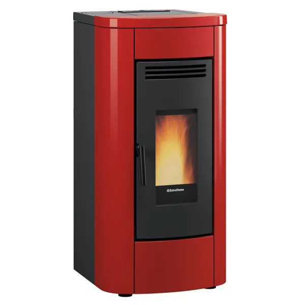 Poêle à granulés canalisable Extraflame Klaudia Plus 5.0 Puissance 8.0kW Sortie Fumée Supérieure ou Postérieure