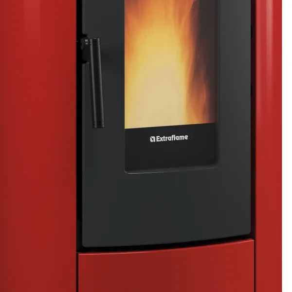 Poêle à granulés canalisable Extraflame Klaudia Plus 5.0 Puissance 8.0kW Sortie Fumée Supérieure ou Postérieure