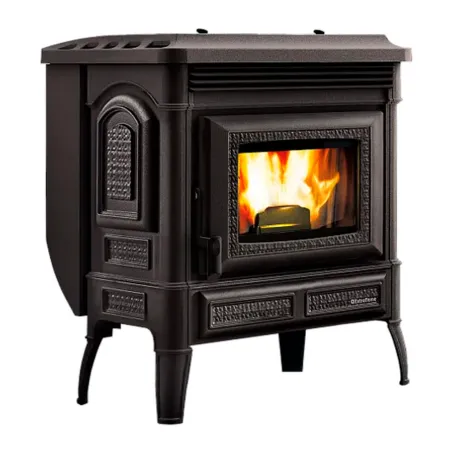 Poêle à granulés ventilé Extraflame Teodora Evo Puissance 8.0kW Sortie Fumée Postérieure