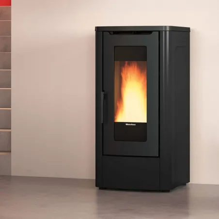 Poêle à granulés ventilé Extraflame Dahiana 5.0 Puissance 10.0kW Sortie Fumée Postérieure