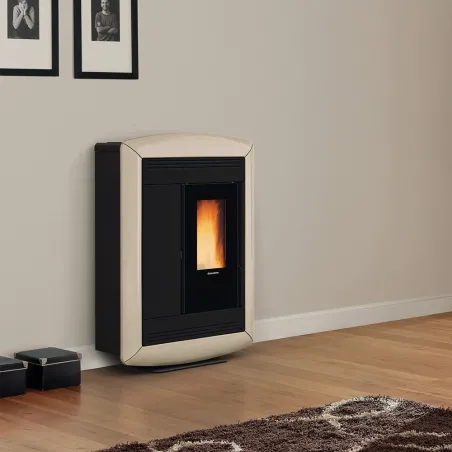 Poêle à granulés canalisable Extraflame Souvenir Plus Lux 5.0 Puissance 10kW Sortie Fumée Post/Sup/Lat.D