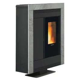 Poêle à granulés canalisable Extraflame Souvenir Plus Petra 5.0 Puissance 10kW Sortie Fumée Postérieure Supérieure ou Latérale