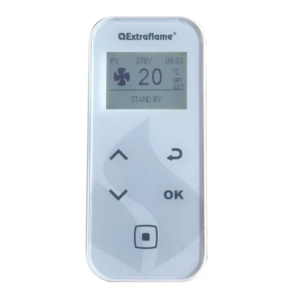 Insert à granulés ventilé Extraflame Comfort P85 Puissance 12.0kW Sortie Fumée Supérieure