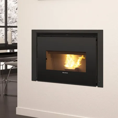 Insert à granulés canalisable Extraflame Comfort P85 Plus Puissance 12.0kW Sortie Fumée Supérieure