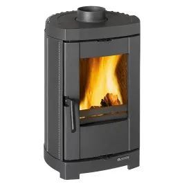 Poêle à bois La Nordica Brigitta GB Puissance 4.7kW Sortie Fumée Supérieure