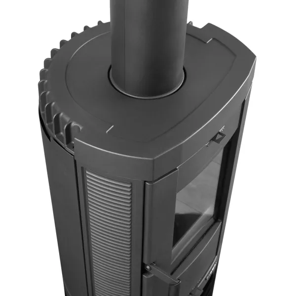 Poêle à bois La Nordica Brigitta GB Puissance 4.7kW Sortie Fumée Supérieure