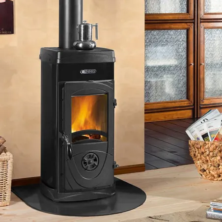 Poêle à bois La Nordica Super Junior Puissance 5kW Sortie Fumée Supérieure