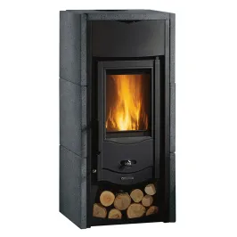 Poêle à bois La Nordica Asia BII Puissance 6kW Sortie Fumée Supérieure