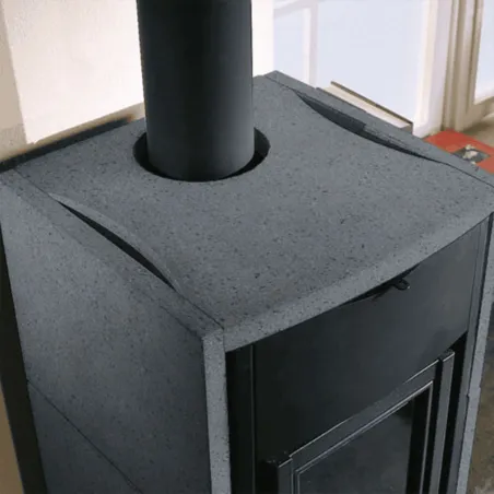 Poêle à bois La Nordica Asia BII Puissance 6kW Sortie Fumée Supérieure