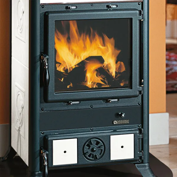 Poêle à bois La Nordica Rossella R1 5.0  Puissance 9kW Sortie Fumée Supérieure