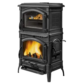 Poêle à bois La Nordica Isotta Forno Evo Puissance 9.7kW Sortie Fumée Supérieure