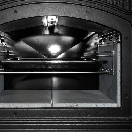 Poêle à bois La Nordica Isotta Forno Evo Puissance 9.7kW Sortie Fumée Supérieure