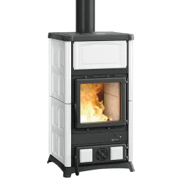 Poêle à bois La Nordica Concita 2.0 Puissance 11.8kW Avec récupérateur de chaleur Sortie Fumée Supérieure