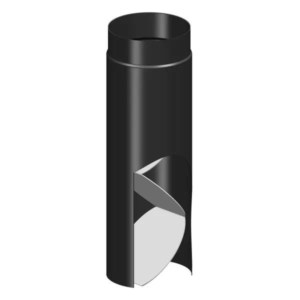 Poêle à bois La Nordica Concita 2.0 Steel Puissance 11.8kW Avec récupérateur de chaleur Sortie Fumée Supérieure