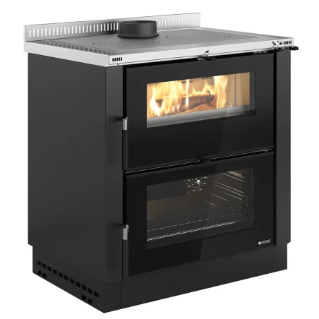 Cuisinière à bois encastrable La Nordica Verona XXL VST Puissance 7.0kW Sortie Fumée Supérieure ou Postérieure