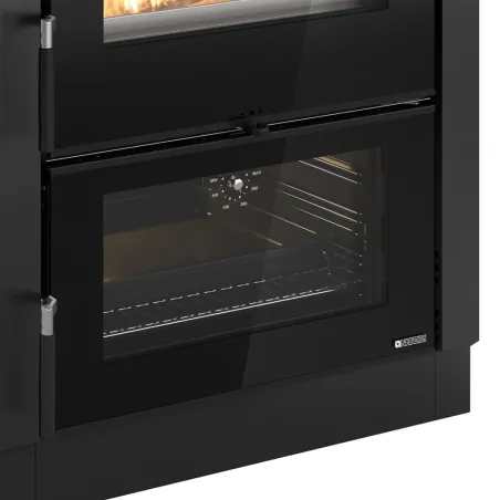 Cuisinière à bois encastrable La Nordica Verona XXL VST Puissance 7.0kW Sortie Fumée Supérieure ou Postérieure