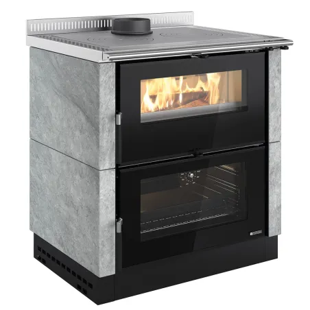 Cuisinière à bois encastrable La Nordica Verona XXL VST Petra Puissance 7.0kW Sortie Fumée Supérieure ou Postérieure