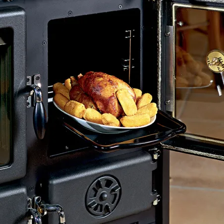Cuisinière à bois La Nordica Rosetta 5.0 VST Maiolica Puissance 7.9kW Sortie Fumée Supérieure Droite
