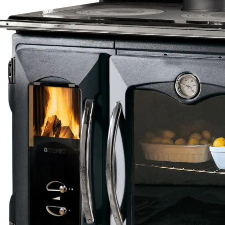 Cuisinière à bois La Nordica Suprema 4.0 Puissance 9kW Sortie Fumée Supérieure