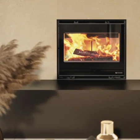 Insert à bois La Nordica Inserto 70 LEAN Puissance 8.5kW Sortie Fumée Supérieure